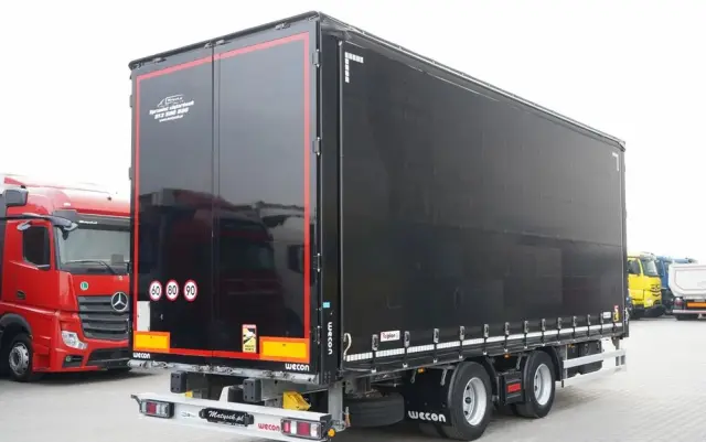 WECON PRZYCZEPA - 7,7 M / TANDEM / PRZEJAZDOWA  / SAF / 2023 ROK 