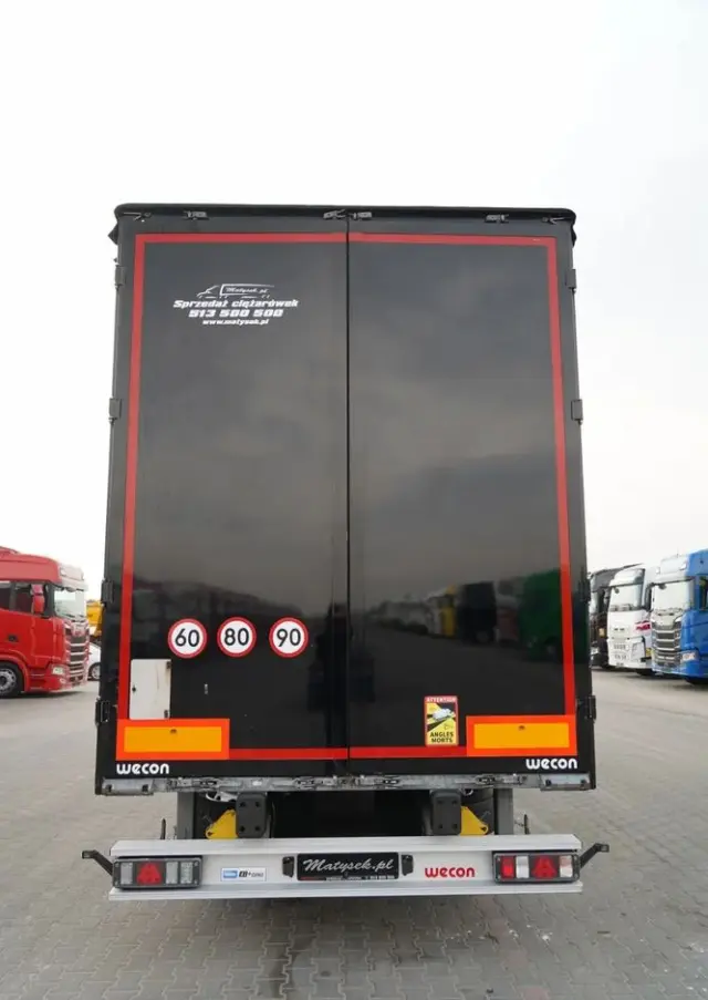 WECON PRZYCZEPA - 7,7 M / TANDEM / PRZEJAZDOWA  / SAF / 2023 ROK 