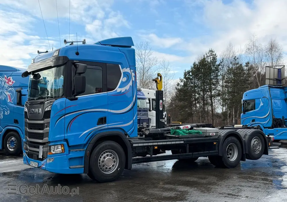 SCANIA R500 scania Hakowiec 6x2 z Niemiec 450000km ASO SCANIA KONTRAKT SERWISOWY 