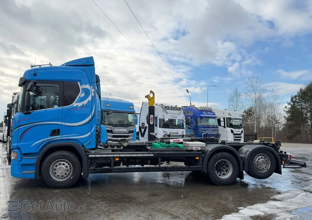 SCANIA R500 scania Hakowiec 6x2 z Niemiec 450000km ASO SCANIA KONTRAKT SERWISOWY 