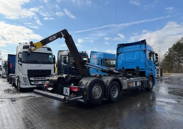 SCANIA R500 scania Hakowiec 6x2 z Niemiec 450000km ASO SCANIA KONTRAKT SERWISOWY 