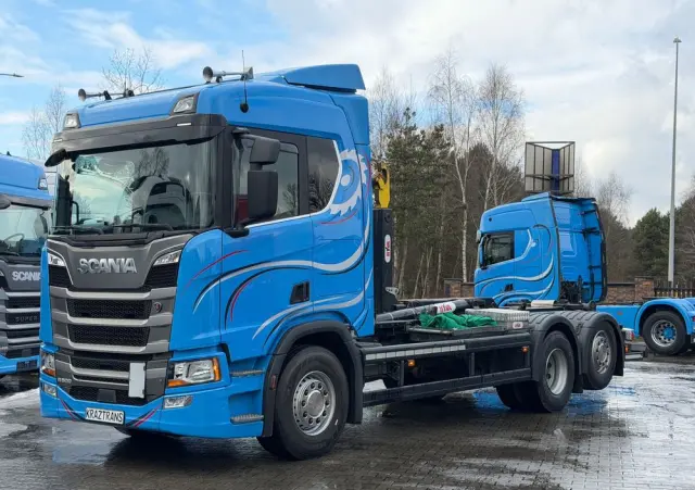 SCANIA R500 scania Hakowiec 6x2 z Niemiec 450000km ASO SCANIA KONTRAKT SERWISOWY 