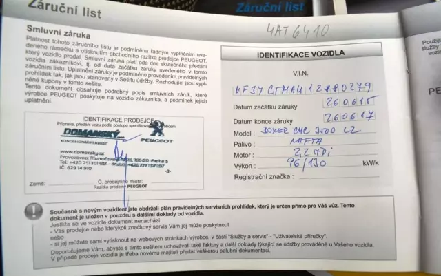 PEUGEOT BOXER WYWROTKA 