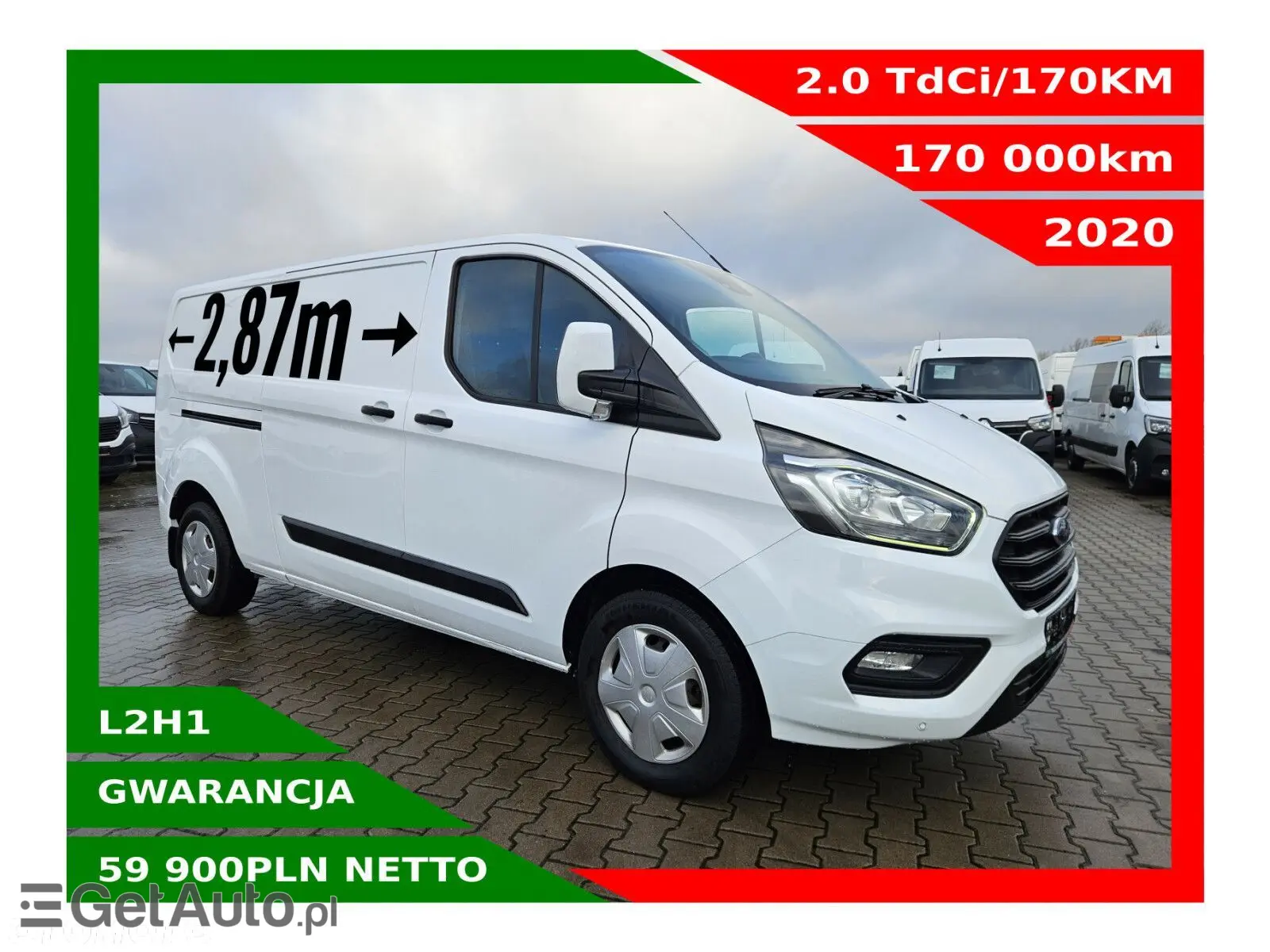 FORD Transit Custom L2 Trail