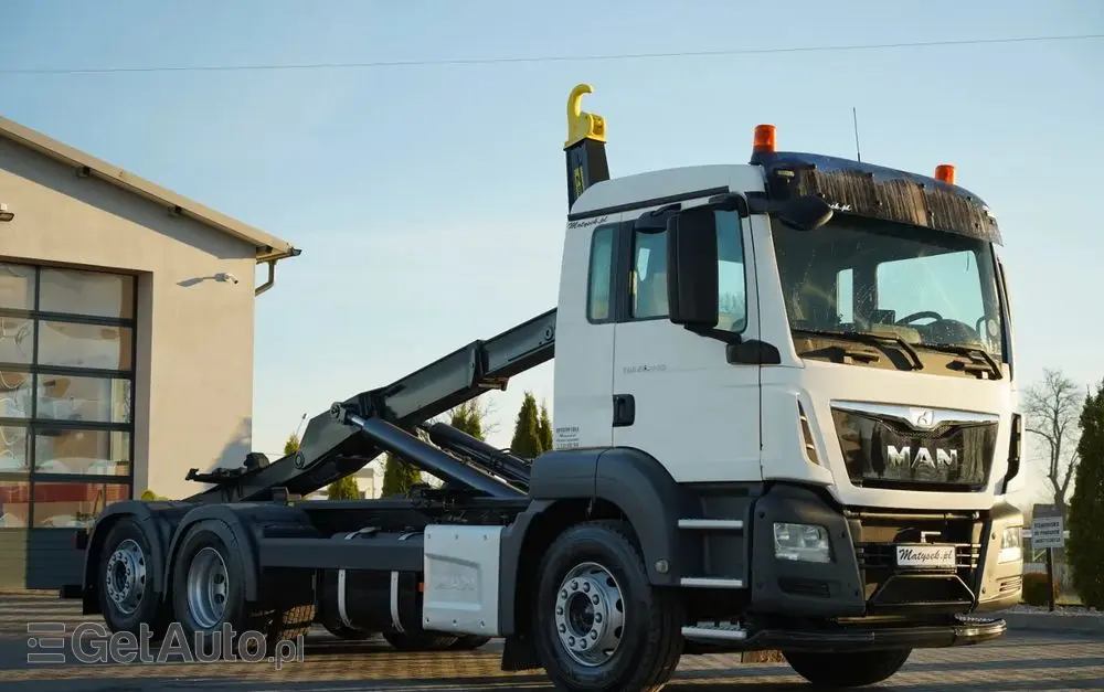 MAN TGS 26.440 / HAKOWIEC / MARREL AL TAM 20U  / 20 T / 6x2 / OŚ SKRĘTNA PODNOSZONA / OPONY 100% / EURO 6 