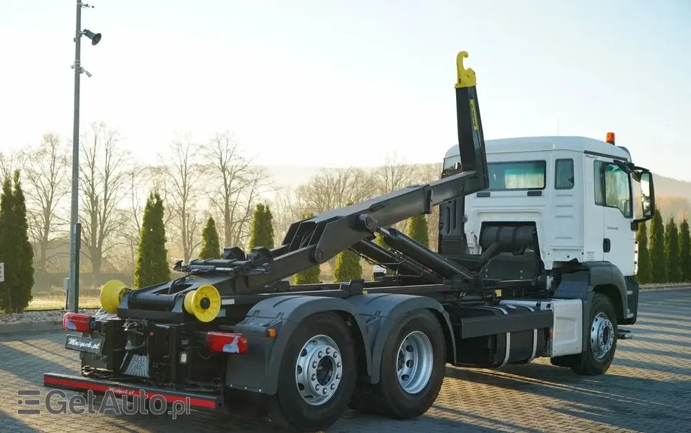 MAN TGS 26.440 / HAKOWIEC / MARREL AL TAM 20U  / 20 T / 6x2 / OŚ SKRĘTNA PODNOSZONA / OPONY 100% / EURO 6 
