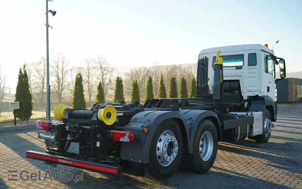 MAN TGS 26.440 / HAKOWIEC / MARREL AL TAM 20U  / 20 T / 6x2 / OŚ SKRĘTNA PODNOSZONA / OPONY 100% / EURO 6 