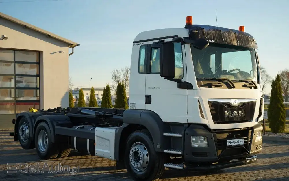 MAN TGS 26.440 / HAKOWIEC / MARREL AL TAM 20U  / 20 T / 6x2 / OŚ SKRĘTNA PODNOSZONA / OPONY 100% / EURO 6 