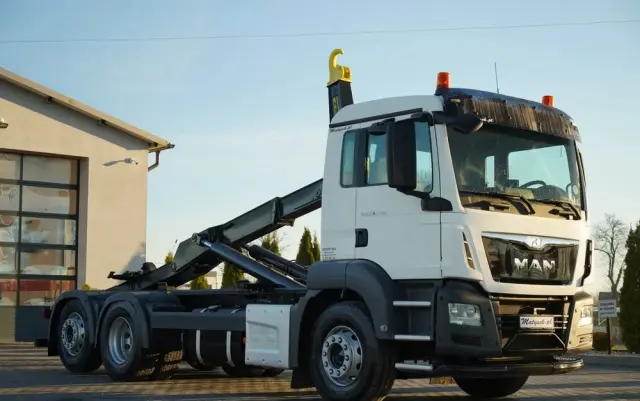 MAN TGS 26.440 / HAKOWIEC / MARREL AL TAM 20U  / 20 T / 6x2 / OŚ SKRĘTNA PODNOSZONA / OPONY 100% / EURO 6 