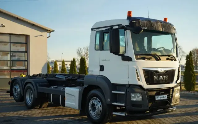 MAN TGS 26.440 / HAKOWIEC / MARREL AL TAM 20U  / 20 T / 6x2 / OŚ SKRĘTNA PODNOSZONA / OPONY 100% / EURO 6 