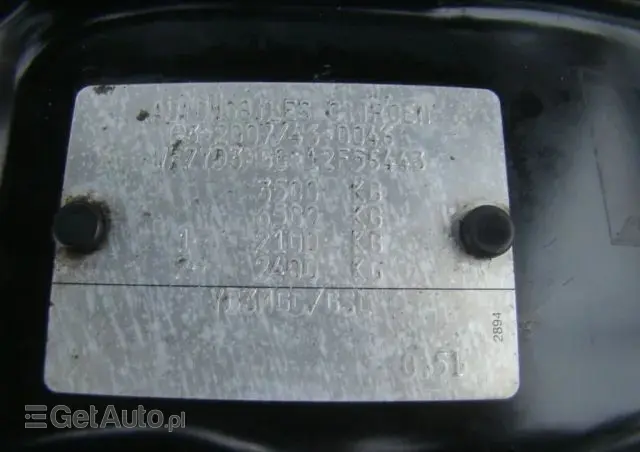 CITROËN JUMPER WYWROTKA DUBEL 7-OSÓB 