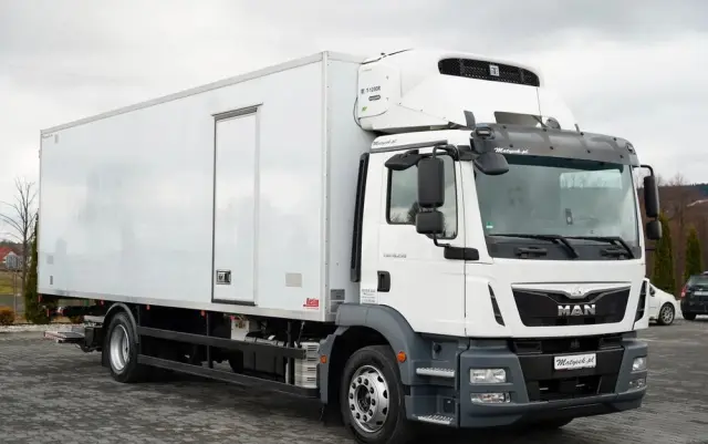MAN TGM 12.290 / 4x2 / CHŁODNIA 7,8 M / AGREGAT THERMO KING T-1200 R / WINDA ZAŁADOWCZA / MUTLITEMPERATURA / DHOLLANDIA / SPROWADZONY 