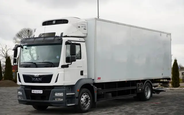 MAN TGM 12.290 / 4x2 / CHŁODNIA 7,8 M / AGREGAT THERMO KING T-1200 R / WINDA ZAŁADOWCZA / MUTLITEMPERATURA / DHOLLANDIA / SPROWADZONY 