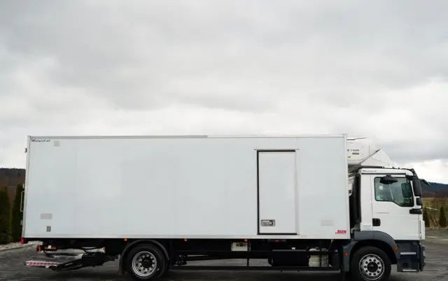 MAN TGM 12.290 / 4x2 / CHŁODNIA 7,8 M / AGREGAT THERMO KING T-1200 R / WINDA ZAŁADOWCZA / MUTLITEMPERATURA / DHOLLANDIA / SPROWADZONY 