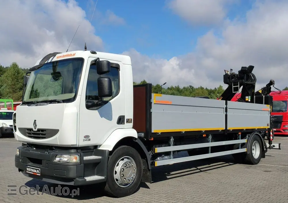 RENAULT Midlum 180.240DXI + HDS HYVA HB170E2 Udzwig 3.6Tony 