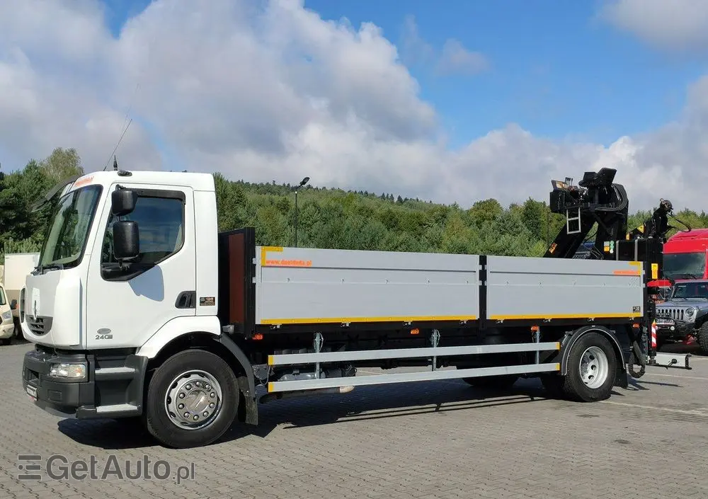 RENAULT Midlum 180.240DXI + HDS HYVA HB170E2 Udzwig 3.6Tony 