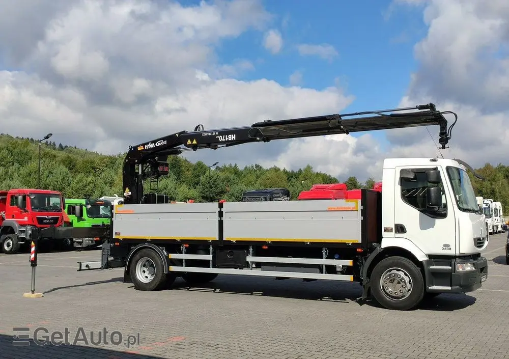 RENAULT Midlum 180.240DXI + HDS HYVA HB170E2 Udzwig 3.6Tony 