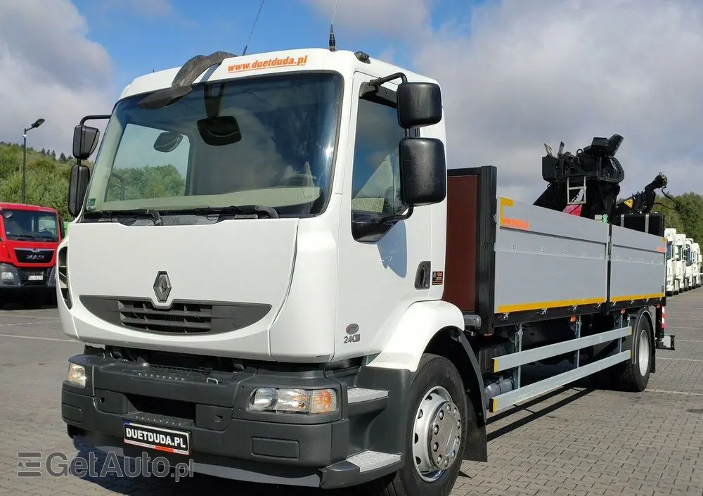 RENAULT Midlum 180.240DXI + HDS HYVA HB170E2 Udzwig 3.6Tony 