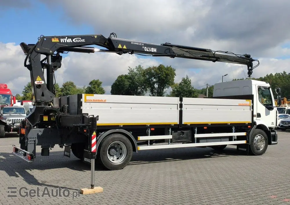 RENAULT Midlum 180.240DXI + HDS HYVA HB170E2 Udzwig 3.6Tony 