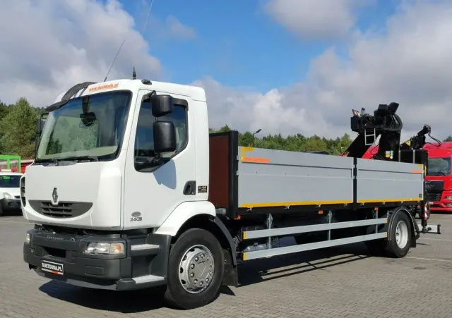 RENAULT Midlum 180.240DXI + HDS HYVA HB170E2 Udzwig 3.6Tony 