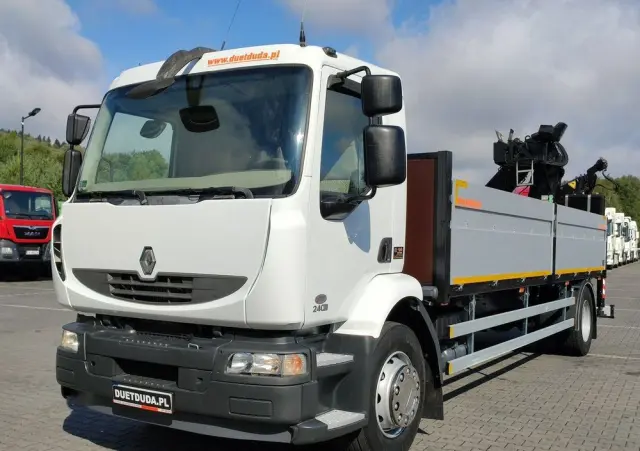 RENAULT Midlum 180.240DXI + HDS HYVA HB170E2 Udzwig 3.6Tony 