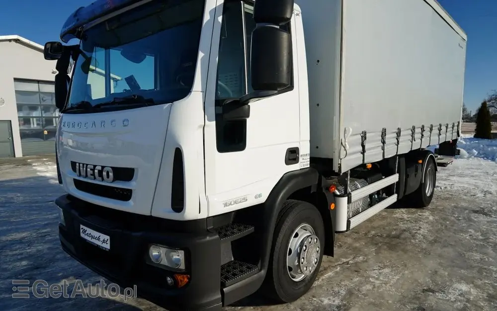 IVECO EUROCARGO 160E25 E6 / FIRANKA - 6 m / SOLÓWKA / WINDA ZAŁADOWCZA / AUTOMAT / 