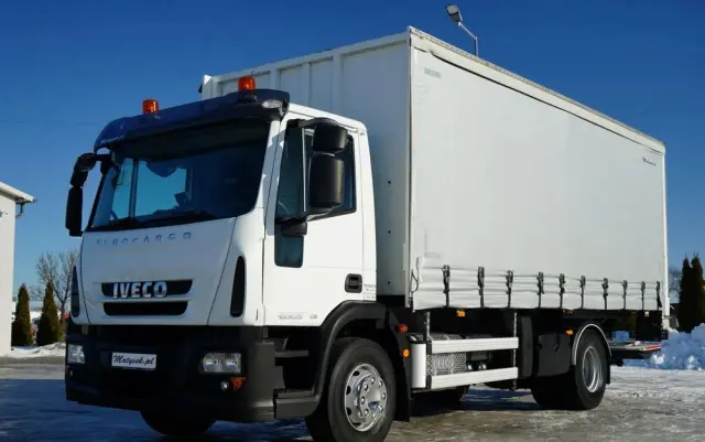 IVECO EUROCARGO 160E25 E6 / FIRANKA - 6 m / SOLÓWKA / WINDA ZAŁADOWCZA / AUTOMAT / 
