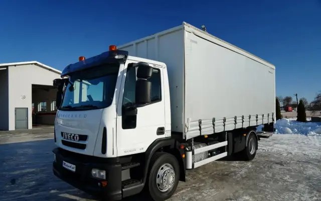 IVECO EUROCARGO 160E25 E6 / FIRANKA - 6 m / SOLÓWKA / WINDA ZAŁADOWCZA / AUTOMAT / 