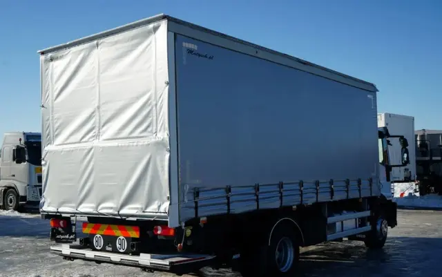 IVECO EUROCARGO 160E25 E6 / FIRANKA - 6 m / SOLÓWKA / WINDA ZAŁADOWCZA / AUTOMAT / 