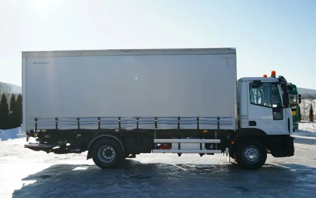 IVECO EUROCARGO 160E25 E6 / FIRANKA - 6 m / SOLÓWKA / WINDA ZAŁADOWCZA / AUTOMAT / 