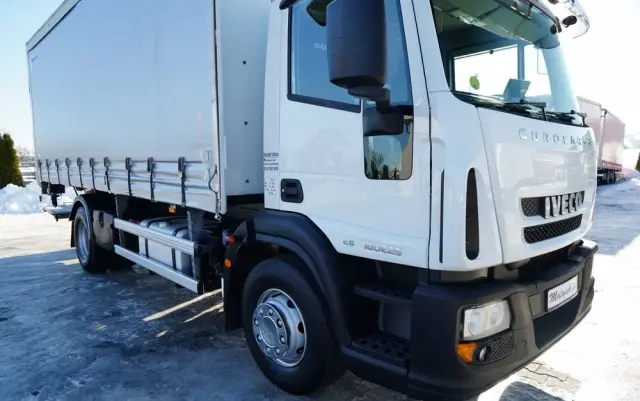 IVECO EUROCARGO 160E25 E6 / FIRANKA - 6 m / SOLÓWKA / WINDA ZAŁADOWCZA / AUTOMAT / 