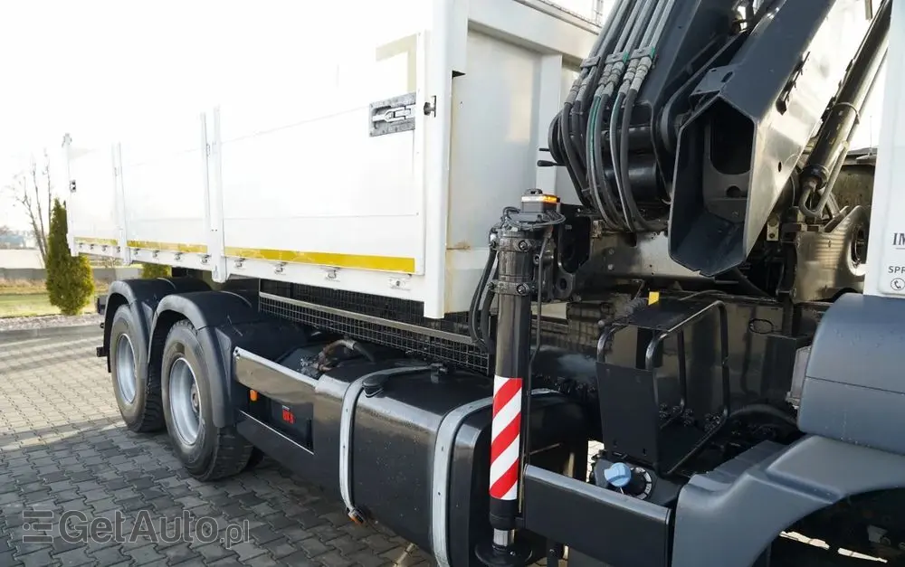 MAN TGS 33.360 / 6x4 / WYWROTKA TYLNOZSYPOWA 5,8 M + HDS HIAB XS 122 / STEROWANIE RADIOWE / HDS ZA KABINĄ / EURO 5 / MANUAL 