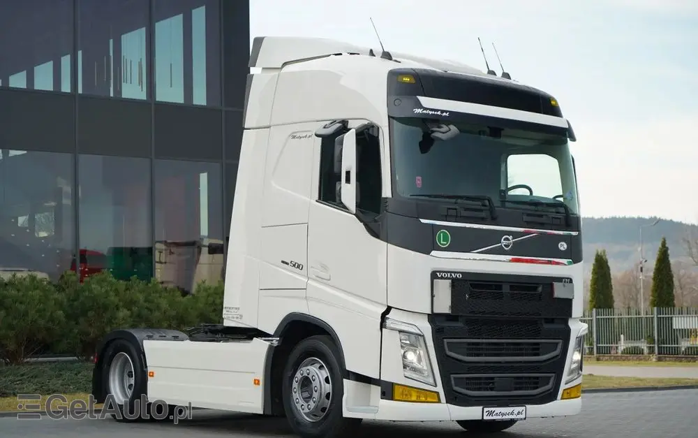 VOLVO FH 500 / KLIMATYZACJA POSTOJOWA / CAŁA NA PODUSZAKCH / EURO 6 