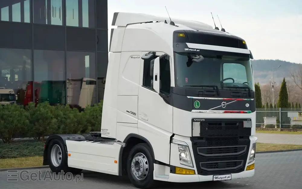VOLVO FH 500 / KLIMATYZACJA POSTOJOWA / CAŁA NA PODUSZAKCH / EURO 6 
