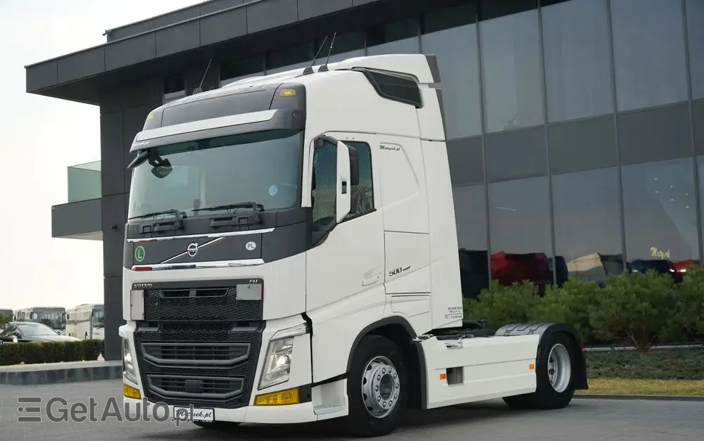 VOLVO FH 500 / KLIMATYZACJA POSTOJOWA / CAŁA NA PODUSZAKCH / EURO 6 