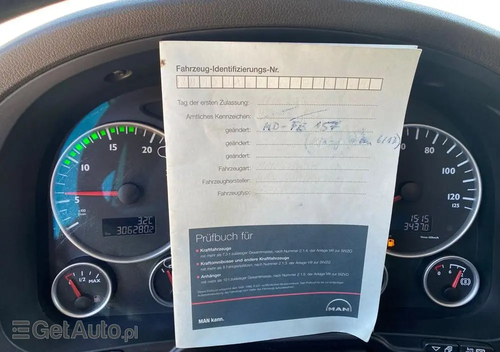 MAN 26.440 TGX hakowiec, 6x2, MEILLER, pilot, 306 t.km. 
