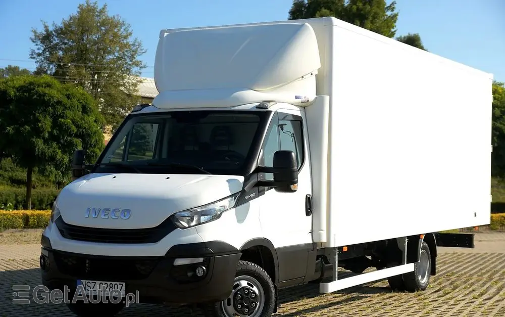 IVECO DAILY 50-180 DMC 3,5t * KONTENER Długość 6,1m 12epal* PRZEB 166 000km! * Salon Polska 