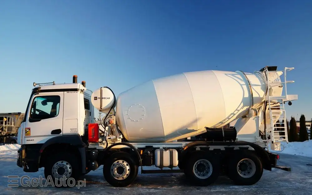 MERCEDES-BENZ AROCS 3240 / GRUSZKA 9M3 / 8x4 / BETONOMIESZARKA / AUTOMAT /  ALUFELGI / 