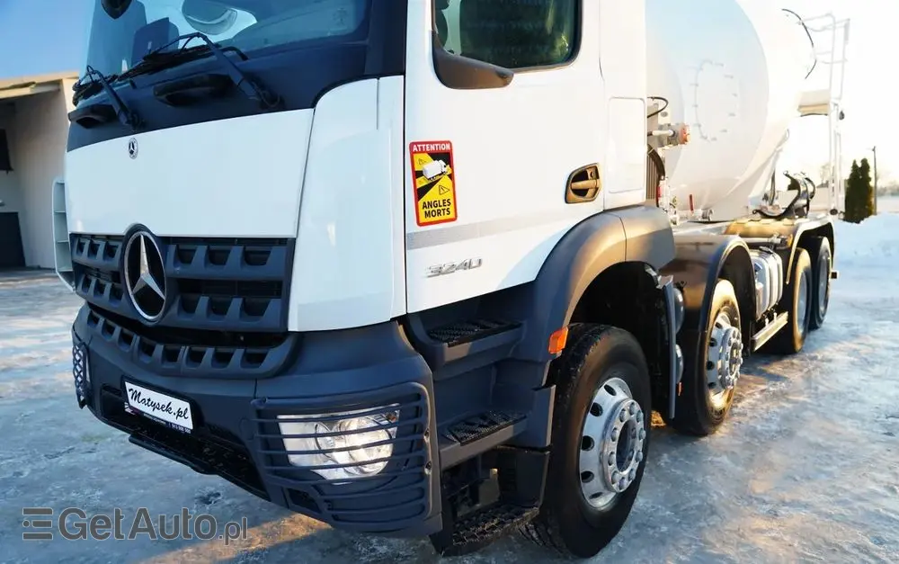 MERCEDES-BENZ AROCS 3240 / GRUSZKA 9M3 / 8x4 / BETONOMIESZARKA / AUTOMAT /  ALUFELGI / 