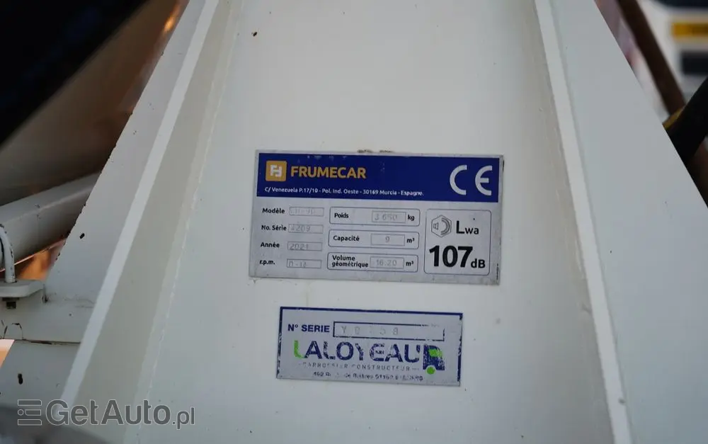 MERCEDES-BENZ AROCS 3240 / GRUSZKA 9M3 / 8x4 / BETONOMIESZARKA / AUTOMAT /  ALUFELGI / 