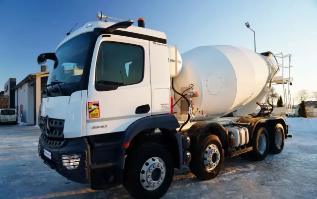 MERCEDES-BENZ AROCS 3240 / GRUSZKA 9M3 / 8x4 / BETONOMIESZARKA / AUTOMAT /  ALUFELGI / 