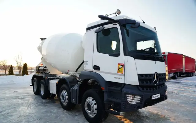 MERCEDES-BENZ AROCS 3240 / GRUSZKA 9M3 / 8x4 / BETONOMIESZARKA / AUTOMAT /  ALUFELGI / 