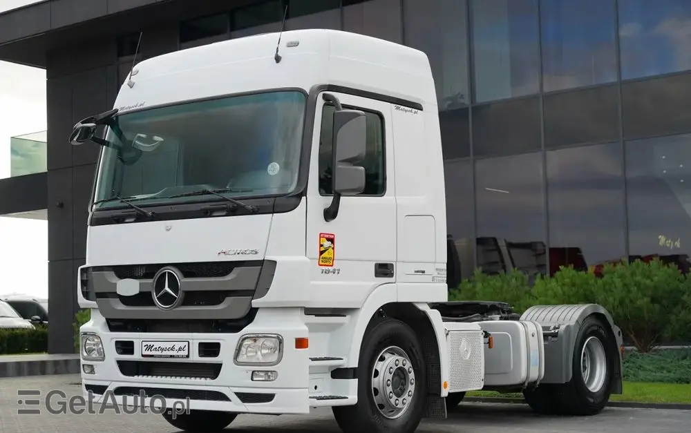 MERCEDES-BENZ ACTROS 1841 / HYDRAULIKA / SPROWADZONY / PO KONTRAKCIE SERWISOWYM 