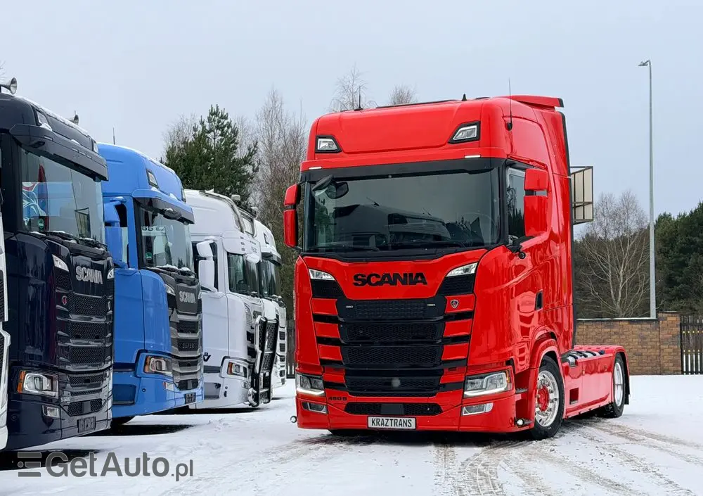 SCANIA 450S LOW DECK MEGA full opcja skóry full LED 2020/21 