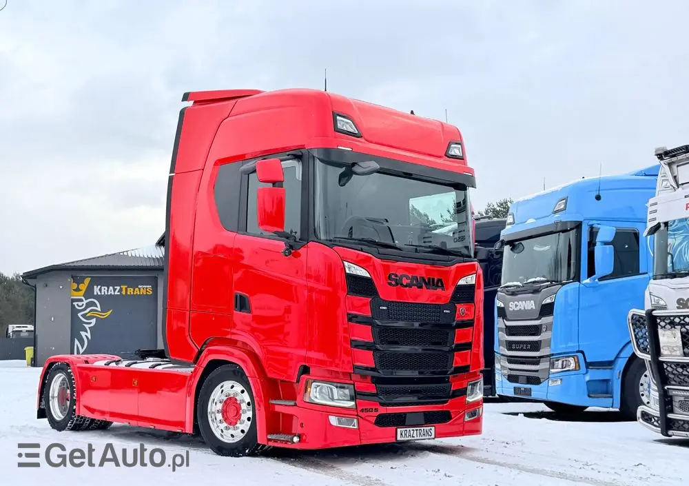SCANIA 450S LOW DECK MEGA full opcja skóry full LED 2020/21 