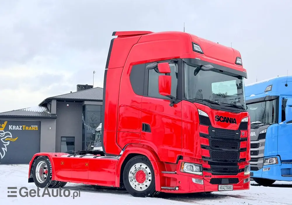 SCANIA 450S LOW DECK MEGA full opcja skóry full LED 2020/21 