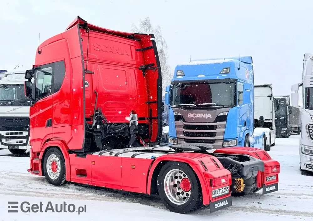 SCANIA 450S LOW DECK MEGA full opcja skóry full LED 2020/21 