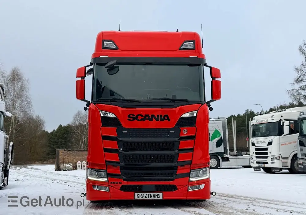 SCANIA 450S LOW DECK MEGA full opcja skóry full LED 2020/21 