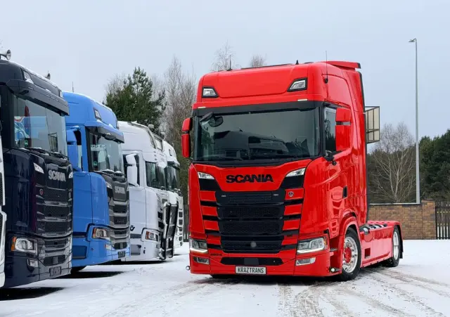 SCANIA 450S LOW DECK MEGA full opcja skóry full LED 2020/21 