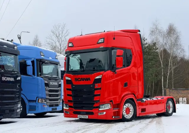 SCANIA 450S LOW DECK MEGA full opcja skóry full LED 2020/21 